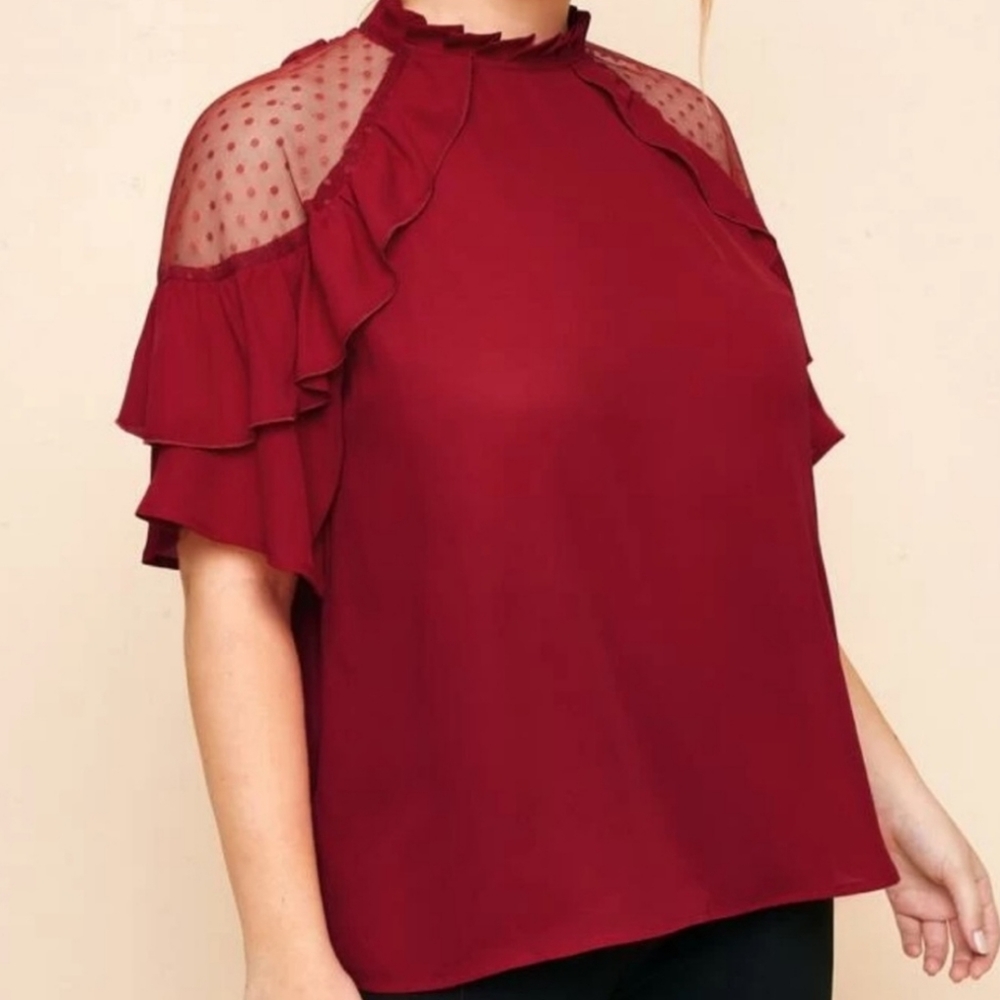 Short sleeve blouse NWOT Size 2x